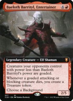 Baeloth Barrityl, Entertainer Commander Legends- Battle for Baldur's Gate Bordless